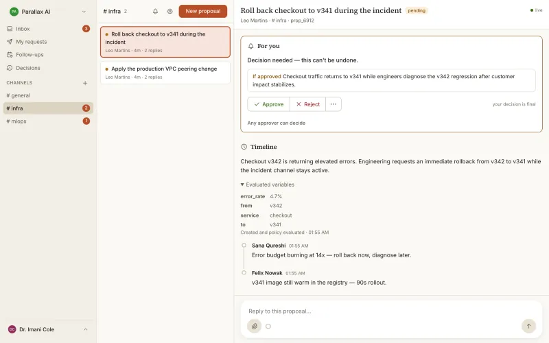 Gatekeeper DevOps rollback approval request